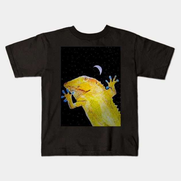 Gecko Kids T-Shirt by teenamarie23art